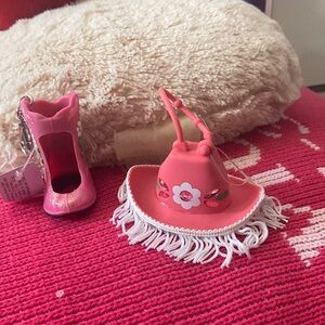 Cowgirl hand sanitizer holder